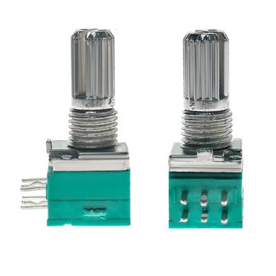 5 pezzi RK097NS Potenziometro 6 pin B100K B10K B50K Albero 15 mm Kit potenziometri di tenuta per amplificatore audio