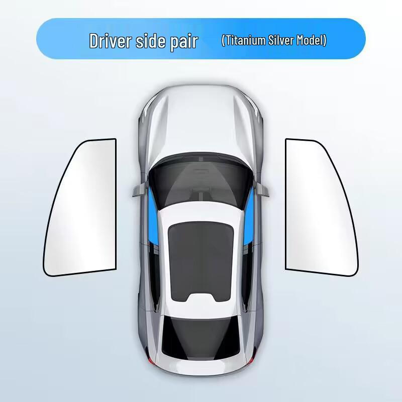 

Blackout Car Sunshade Curtains for Privacy and Sun Protection