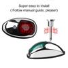 Yacht-Navigationslicht Wasserdicht LED Marine Signalhornlicht Navigationslicht Rot und Grün Marineleuchte 12V 24V 2 Stück