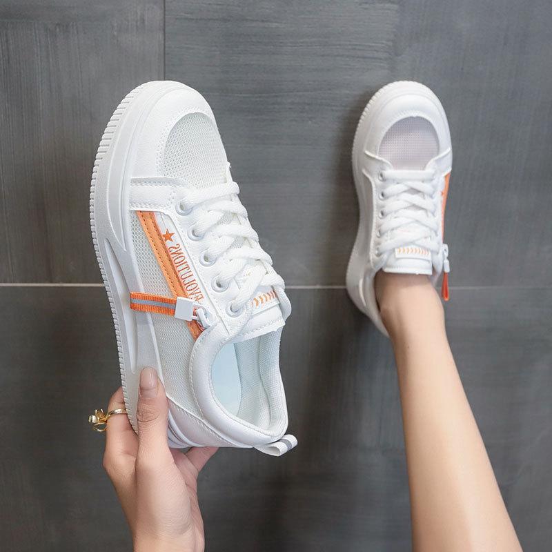 2025 spring and autumn new white shoes women's versatile sports and leisure dad shoes board shoes ins tide explosion Internet celebrities