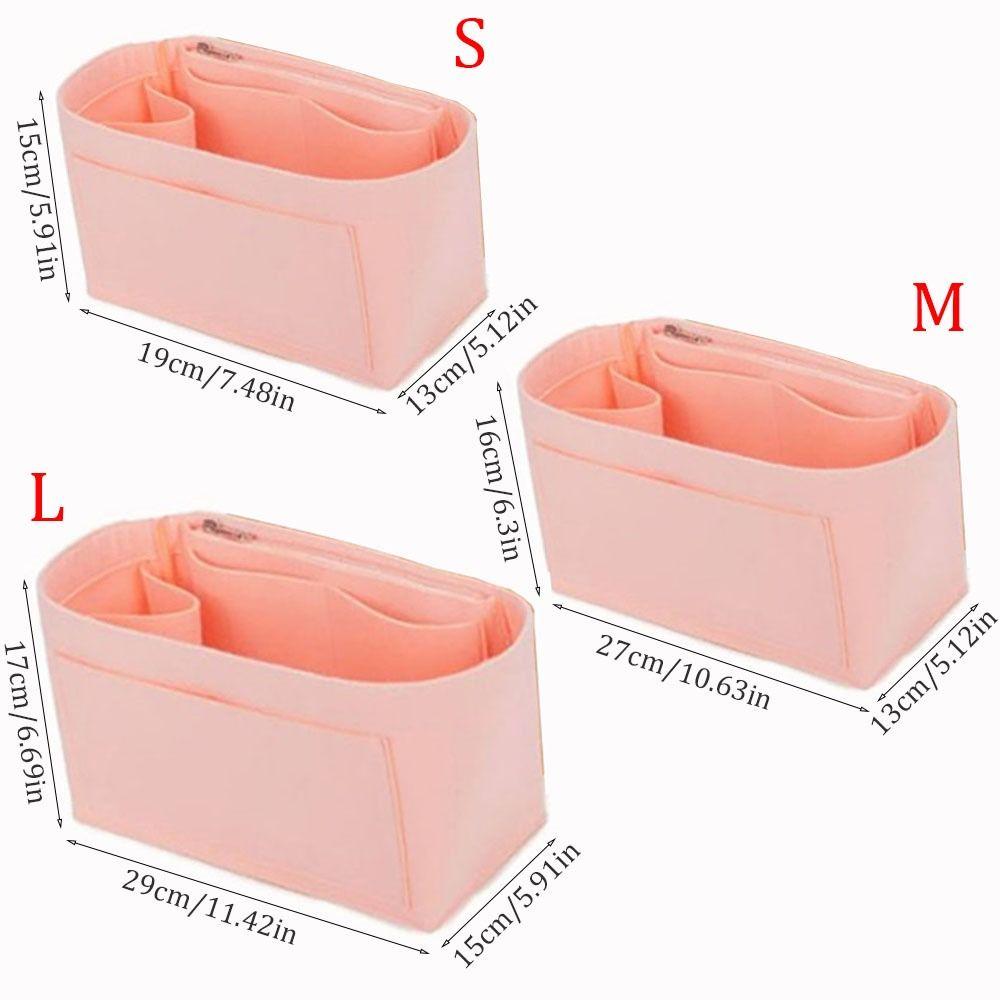 Felt Insert Liner Purse Organiser Pouch Handbag Tote Bag Internal Bag