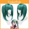 Halloween-ready Hatsune Miku Cosplay Wig W/ Adjustable Double Horsetail Hairpiece