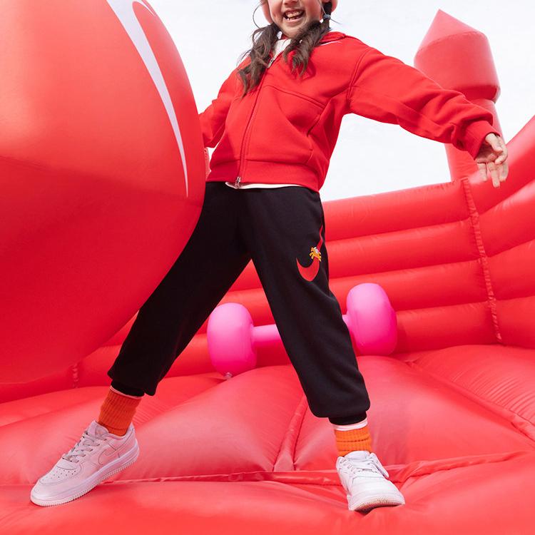 Nike Knitted Sports Pants Year Of The Horse Limited Edition New Year Classic Elastic Cuffed Kids bottoms IU5340-010