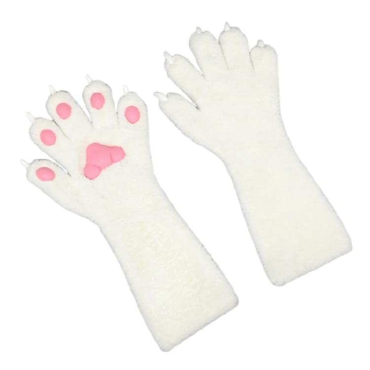 Cosplay Paws Gloves for Theme Party Animation Gloves Winter Fursuit Hand Warmers Role Playing Party Plush Claw Gloves