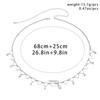 Sexy Vintage Belly Heart Chain Body Chain Crystal Pendant Waist Chain Beads Belt Streetwear Summer Women Fashion Body Zircon