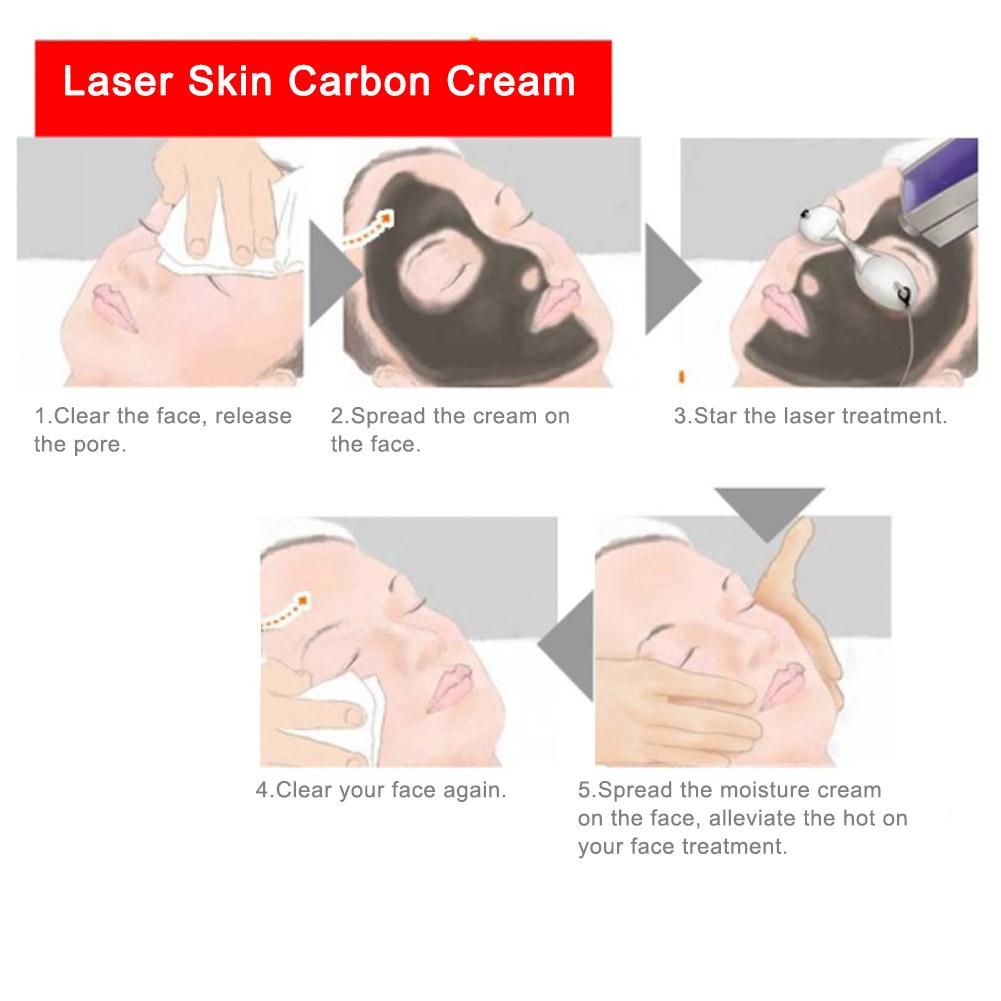Safe Carbon Cream Gel for Laser Skin Rejuvenation Skin Whitening Skin Deep Cleaning