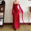 2026 European and American Style Autumn and Winter New Women's Clothing Solid Color Slim-fitting High-waisted Fashion Suspender Sleeveless Backless D