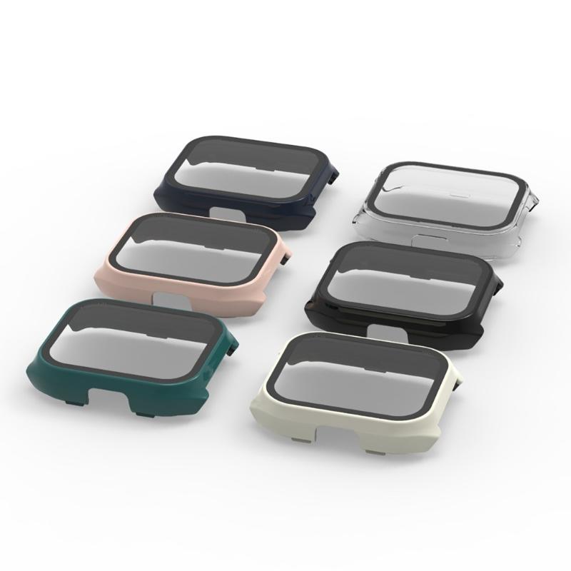 Tempered Glass Film+Case Screen Protector Full Coverage Cover Hard Anti-scratch FrameShell Watch Housing For Watch 2 Pro
