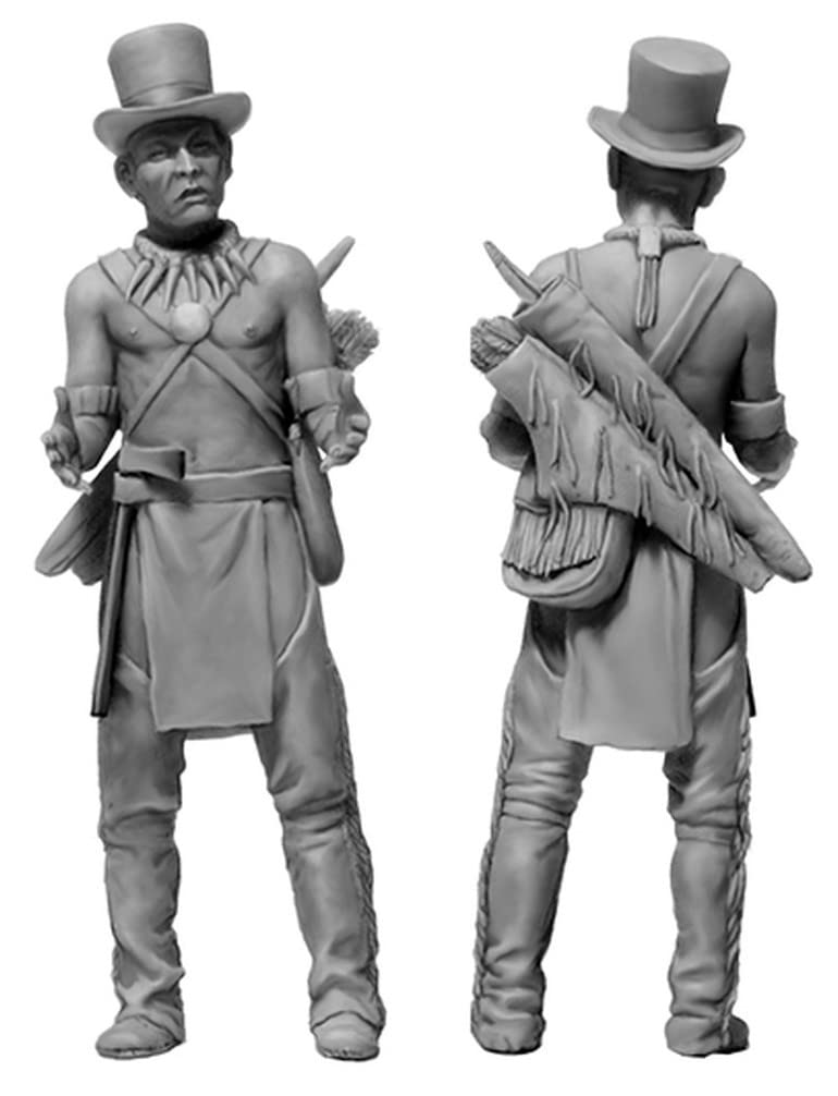 Master Box Indická válka 3 Obchod s kožešinami Britští domorodí lovci 18. století Plastový model MB35222 1/35 Vojáci, Američané, č. 4