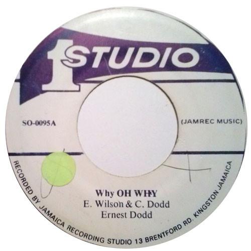 

7-дюймовая пластинка ERNEST WILSON Why Oh Why SO0095 Studio One 1978 США Регги Ска Даб Б/у