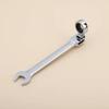 1pc Adjustable Hook Ratcheting Combination Spanner Wrench Set Stainless Steel Hand Tools Ratchet Handle 14mm