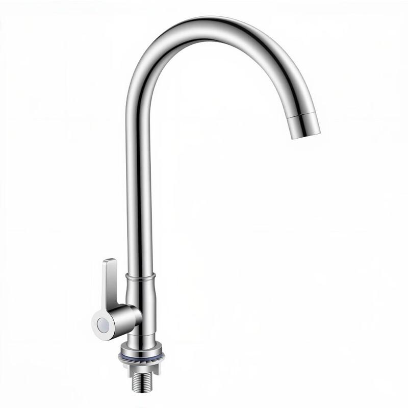 

TLXT 304 Stainless Steel Wall-Mounted Single Cold Kitchen Faucet