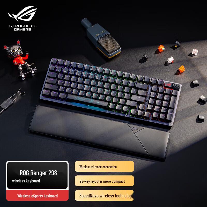 ASUS ROG Strix Scope II 98 Wireless Mechanical Gaming Keyboard
