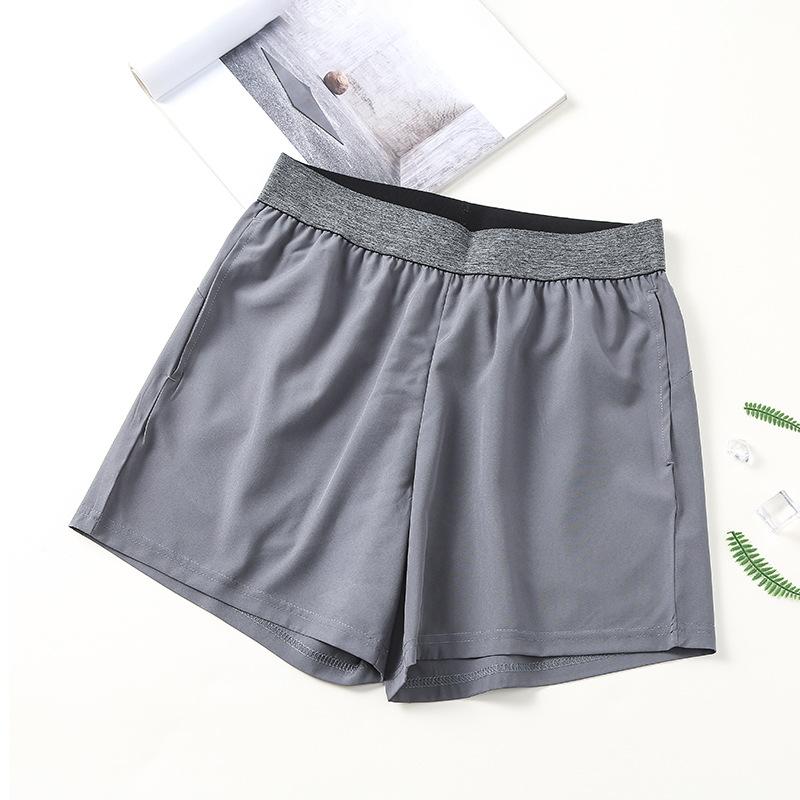 

Men s Quick Dry Athletic Shorts Elastic Waist with Side Pockets XXXL світло-сірий колір