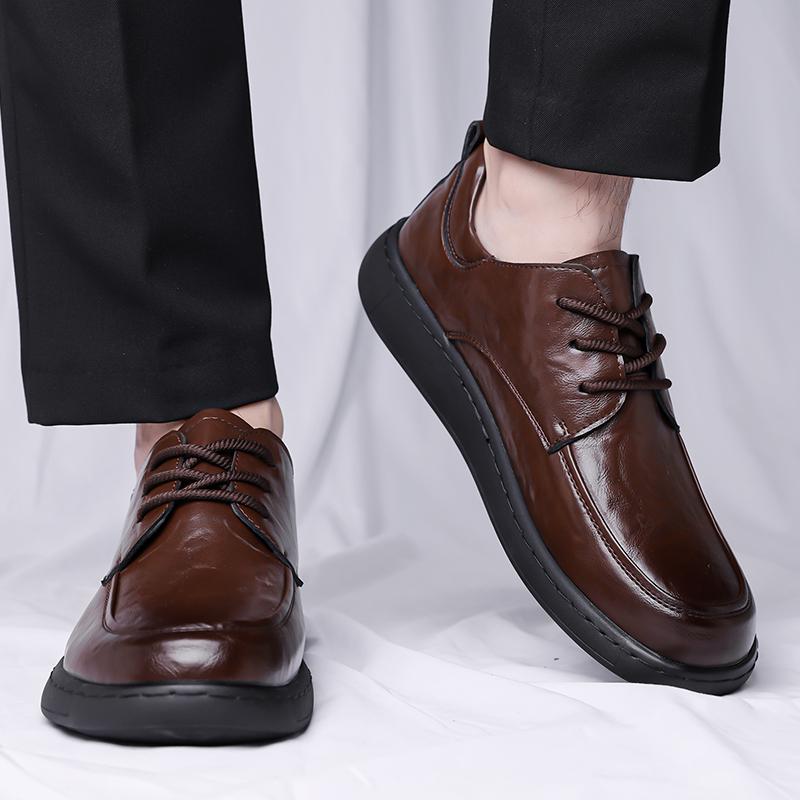 Fashion All-match Mens Comfortable Sneakers  Men's Dress Business Shoes Classic Men Casual Walking Shoes Fashion Lace-Up Men's Footwear