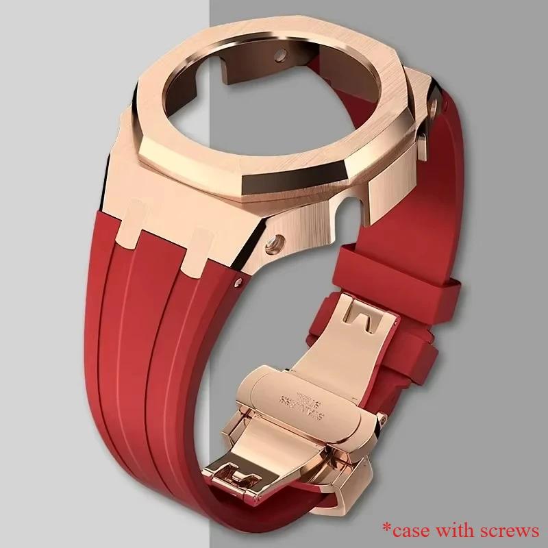 Gen4 Metal Case Bezel Frame GA2100 GAB2100 Casioak Mod Kit Modification Frame For GA2110 Metal Rubber Strap Accessory Wholesale