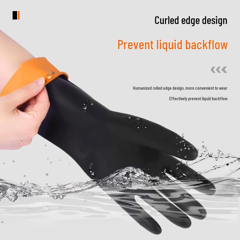 Western Industrial Heavy-Duty Acid-Alkali Resistant Gloves