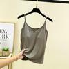 Women's Summer V-Neck Padded Camisole - Slimming Sleeveless Base Layer Top