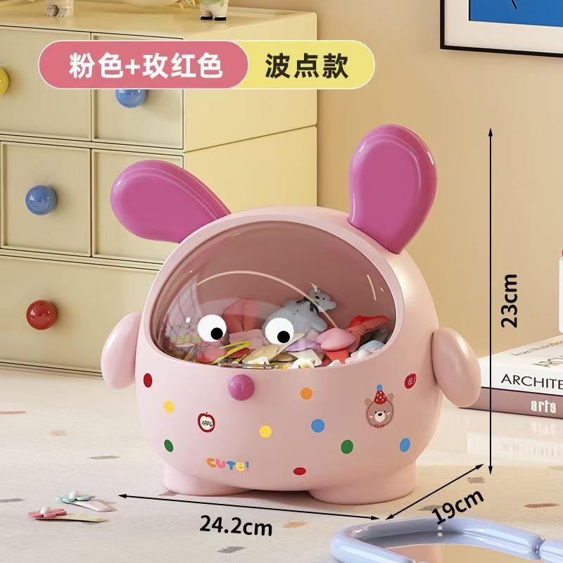 Desktop Cute Pet Candy Box Cartoon Ornament Dustproof Flip Cover Bedroom Headrope Hair Rope Jewelry Storage Box