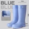 Fashion Fashion Rain Shoes Women Adult Short Water Shoes Anti-slip Rain Boots Outside Water Thickened Kitchen Work Waterproof Simple