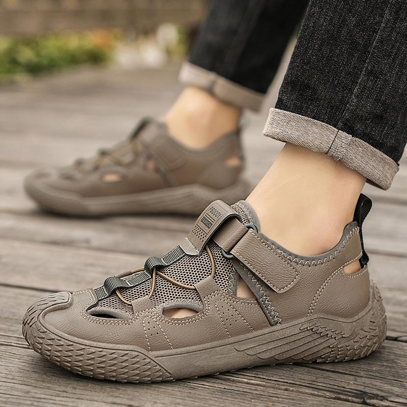 2025 Casual Expensives Cheap Liquidation Summer Breathable Designer H Men's Sandal With Platform Male Shoe Rubber Height Luxury