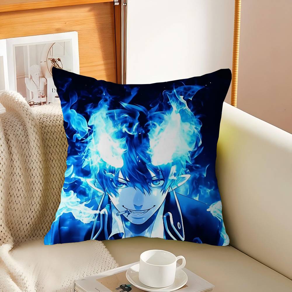 

Anime Blue Exorcist Personalized Picture Text Home Decorative Pillows Household Gifts 45x45cm 16x16Inch
