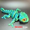 3D Printing Chameleon Figures Movable Joint Fidget Toy Cartoon Animal Model Toys Desktop Ornament Toy