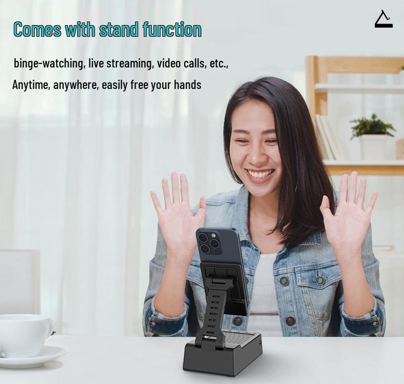 L37 Bluetooth Speaker Phone Stand with Long Battery Life & HD Sound Quality, Multi-Angle Design