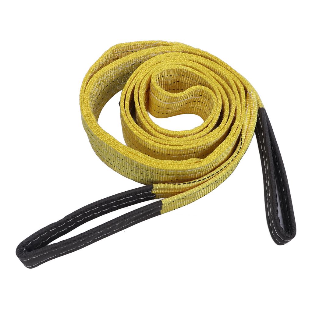 Poliesterowy pas do podnoszenia, pas do zawiesi, przemysłowy, do żurawia, płaski, wytrzymały, zawiesie do wciągnika, udźwig 6613 funtów