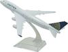 TANG DYNASTY 16cm United Airlines B747 Alloy Airplane Model Toy 1/400