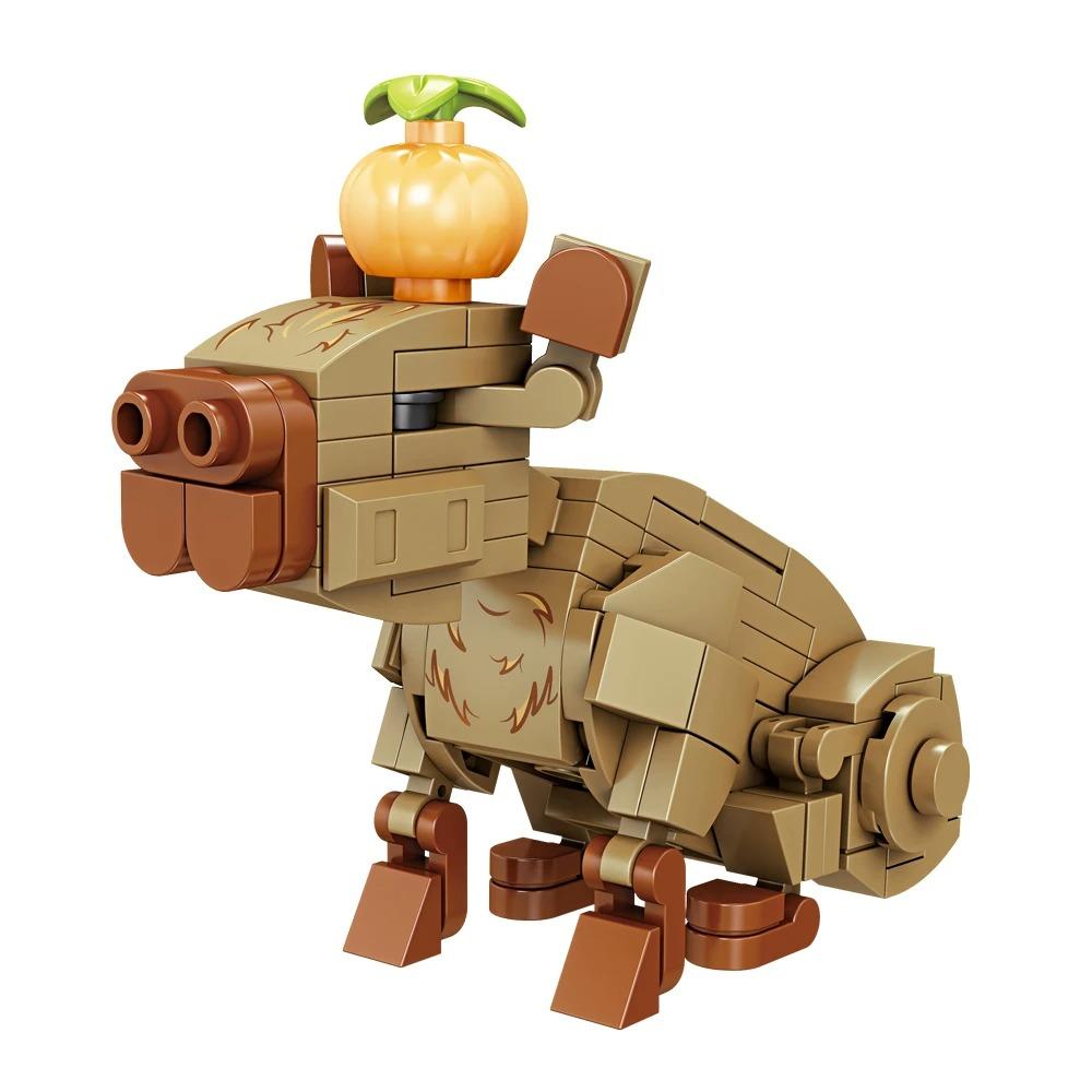 Zvířecí figurky Liška Klokan Žirafa Figurka Model Stavebnice Hračky Pro Děti Divoká Zvířata Dětské Dárky