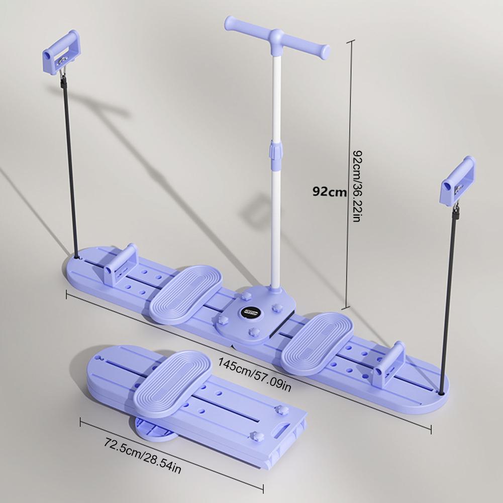Fitness Ski Machine Foldable Ski Trainer Pelvic & Hip Strengthener Simulated Ski Trainer for Women Postpartum Recovery