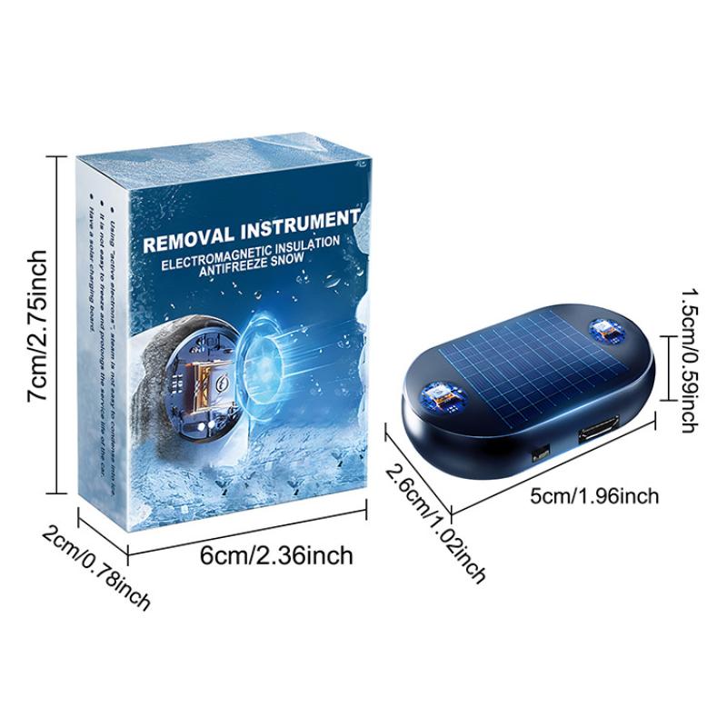 Schneller Frostschutz-Defroster für Glas & Spiegel, Auto-Windschutzscheiben-Enteiser & Schneeentferner-Werkzeug