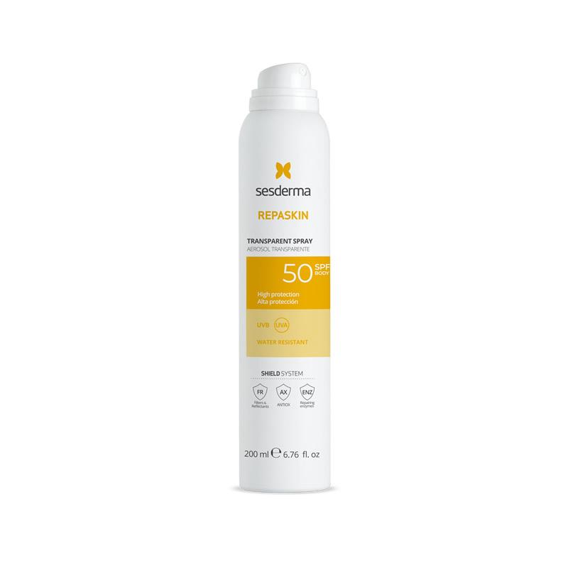 

Sesderma Repaskin Прозрачный аэрозоль Spf50 200 мл