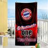 Bayern Munich Customizable Name Beach Towel Quick-Dry Soft Microfiber Suitable for Swimming Gym Camping Yoga Vacation