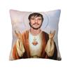 Pedro Pascal Jesus Kissenbezug Schauspieler Polyester Kissenhülle Kissenbezug Kawaii Design Kissenbezüge für Hochzeitsfeier Heimdekoration