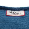 MAX&CO Short Sleeve Cut 40 Blue Navy Blue Max Mara Women Used