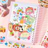 Ins Korean Cute Apple Fairy Tale Decoration Adhesive Tape Handbook DIY Scrapbooking Journal Collage Material Stickers Roll Gift