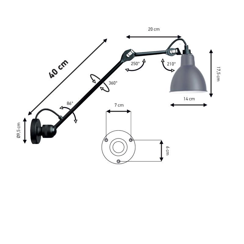 Modern Nordic Minimalist Swing Arm Wall Lamp