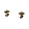 Christian Dior For both ears Round Gold Plated Earring gold Gold Plated Women Used