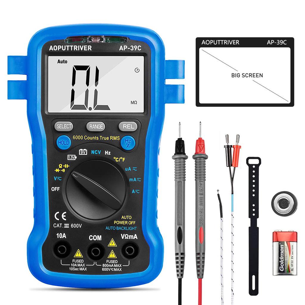 Digital Multimeter Auto Ranging TRMS Multimeter AP-39C