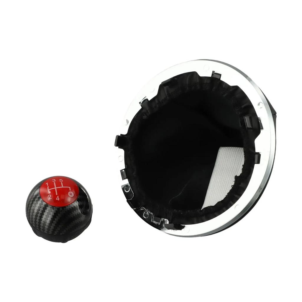 Car Interior Customization Gear Shift Knob Shift Gear Sleeve For Fiat 500C Luxury Design Stylish Interior Upgrade