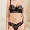 Sexy lace underwear women's small breasts show big gathering anti-sagging bra natal year red bra