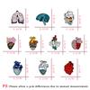 Fashion Body Organs Enamel Brooch Heart Brain Lung Lapel Pins Art Design Ocean Flowers Symbol Love Badge Bag Denim Jewelry Gifts