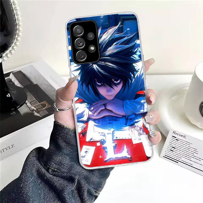 N-Note D-Death L Lawliet For Samsung Galaxy A52S A42 A32 A22 A12 A02S A51 A50S Phone Case A41 A31 A21S A30S A20S A20E A70 A71 A4