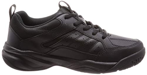 Spalding CIS 3530 Sneakers, Court Shoes, Wide, Lightweight, Men's 4E, Women's 3E, Black, Size 27.0 cm