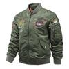 Men 'S Jacket Autumn Air Force Bomber Jacket Men 'S Embroidery Baseball Uniform Casual Jacket