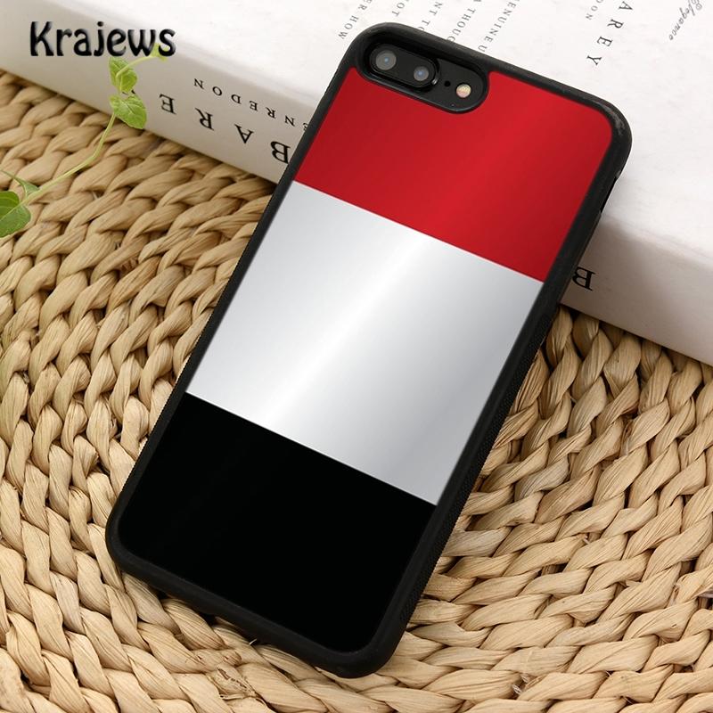 Krajews Yemen National Flag Coat Of Arms Theme Phone Case Cover For iPhone 17 Air 16 15 14 plus 11 12 13 pro max Fundas
