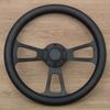 For Chevrolet Classi Leather Steering Wheel 14inch Universal Vintage Semi Truck Steering Wheel