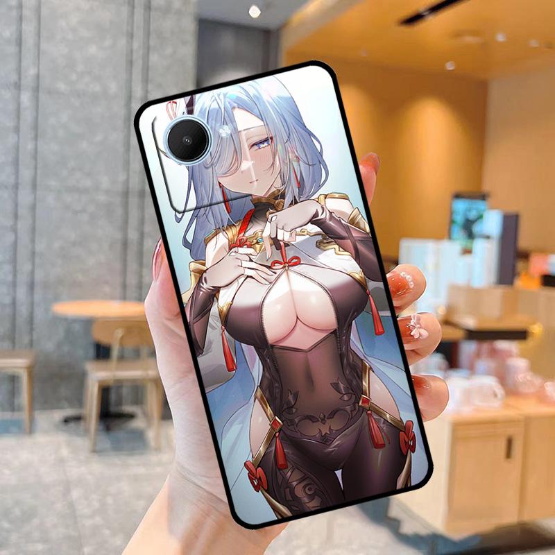 

Чехол Genshin аниме Shenhe для Realme C55 C33 C31 C35 C30 C11 C15 C25s C21Y GT Neo 5 3T 2T 8 9 10 11 Pro Plus Realme GT Neo2